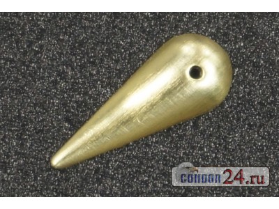 Чешуйки CR152 Малёк, 13 х 5 мм., латунь, 500 шт.